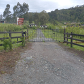 Terreno a Venda - com duas cabanas de alto padro